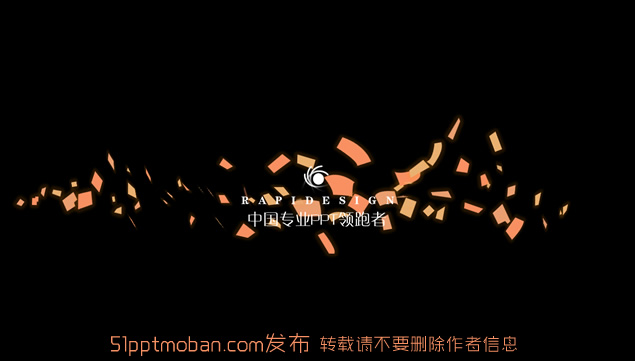 一滴墨水――强烈视觉冲击感2011锐普PPT动画宣传片